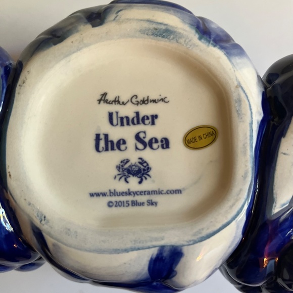 Blue Sky Crab Dip Dish w/ Spreaders 2015 - Picture 4 of 4